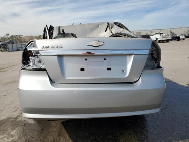 KL1TD56607B118002 - 2007 CHEVROLET AVEO BASE Gümüş foto 6