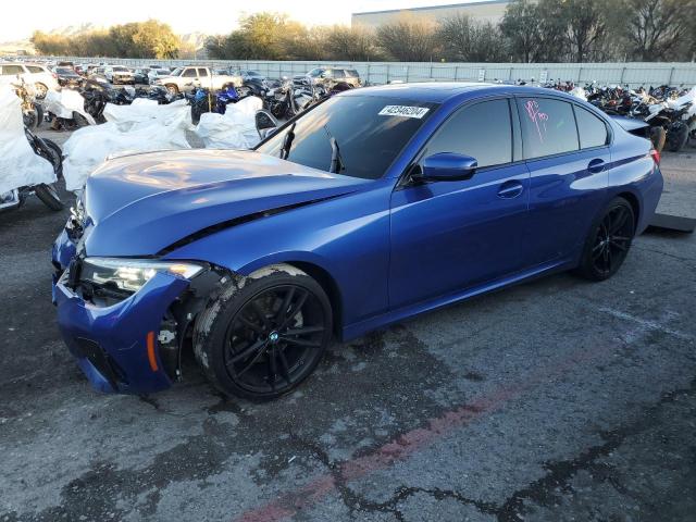 3MW5R1J01M8B54175 - 2021 BMW 330I BLUE photo 1