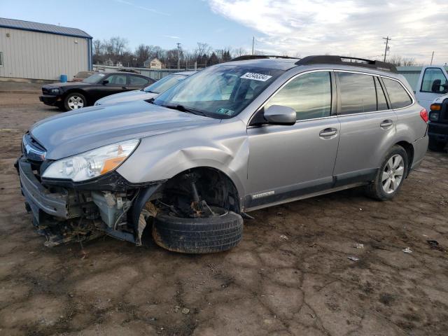 4S4BRBLC0A3317515 - 2010 SUBARU OUTBACK 2.5I LIMITED SILVER photo 1