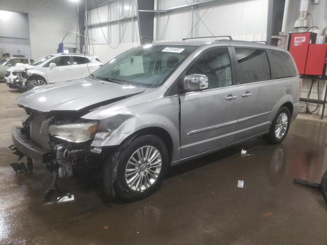 2C4RC1CG4DR662589 - 2013 CHRYSLER TOWN & COU TOURING L SILVER photo 1