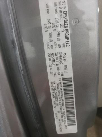 2C4RC1CG4DR662589 - 2013 CHRYSLER TOWN & COU TOURING L SILVER photo 13