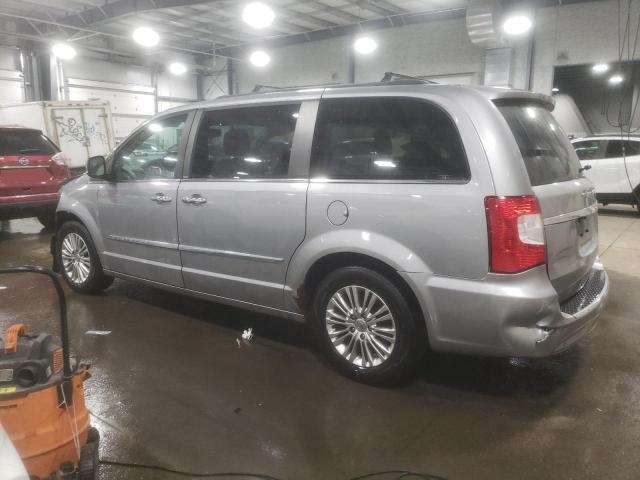 2C4RC1CG4DR662589 - 2013 CHRYSLER TOWN & COU TOURING L SILVER photo 2