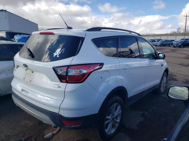 1FMCU9GDXJUB45356 - 2018 FORD ESCAPE SE WHITE photo 3