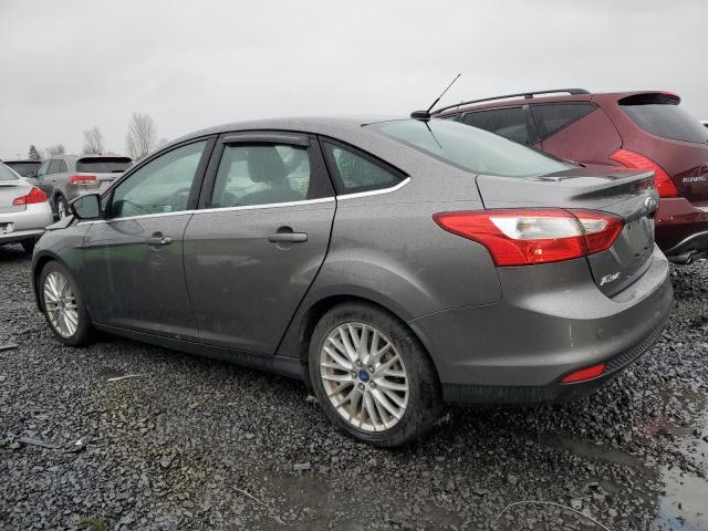 1FAHP3H27CL374295 - 2012 FORD FOCUS SEL GRAY photo 2
