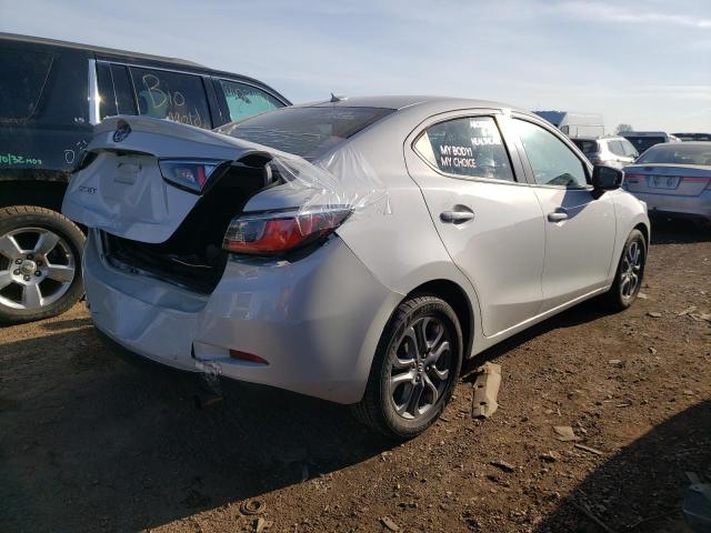 3MYDLBYV0KY504708 - 2019 TOYOTA YARIS L GRAY photo 3