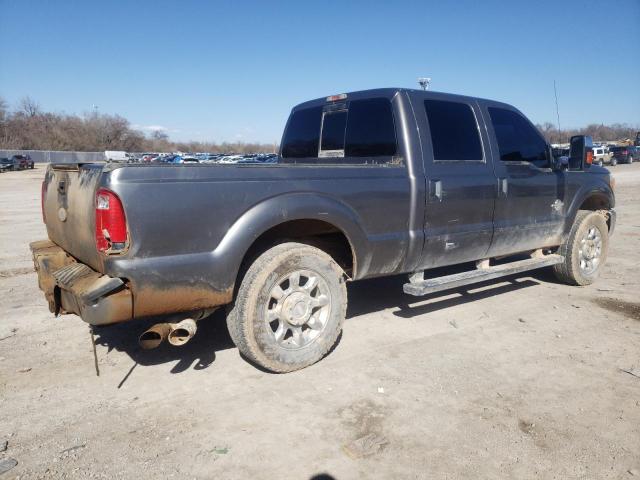 1FT7W2BT6BED11079 - 2011 FORD F250 SUPER GRAY photo 3