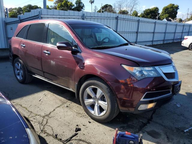 2HNYD2H21CH517407 - 2012 ACURA MDX PURPLE photo 4