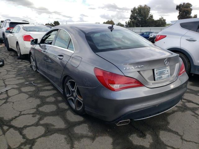 WDDSJ4EB3EN142298 - 2014 MERCEDES-BENZ CLA 250 GRAY photo 2