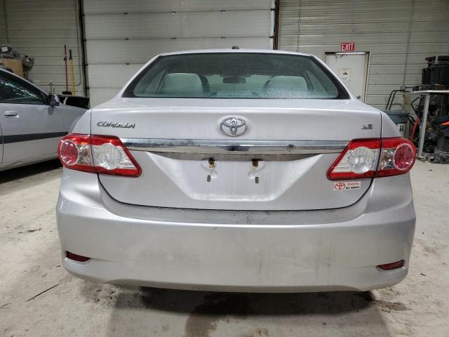 2T1BU4EE6BC714622 - 2011 TOYOTA COROLLA BASE SILVER photo 6