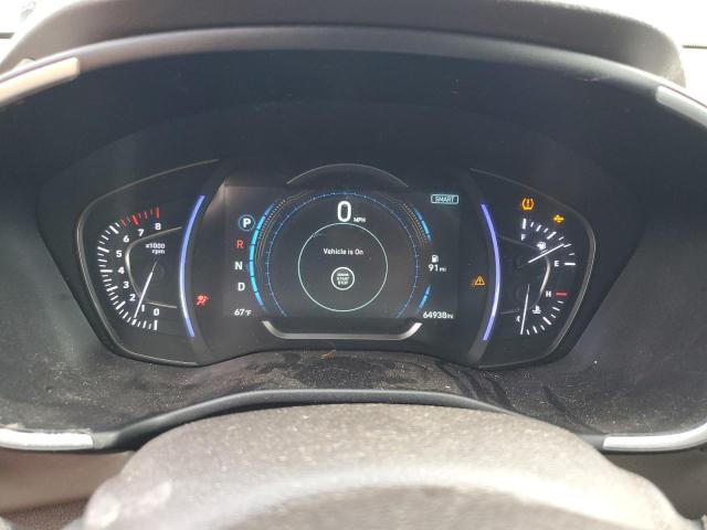 5NMS3CAD3LH227609 - 2020 HYUNDAI SANTA FE SEL Սև լուսանկար 9