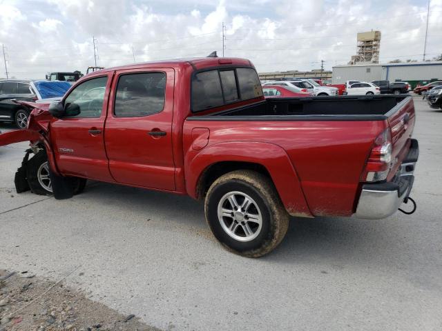 5TFJX4GNXCX007722 - 2012 TOYOTA TACOMA DOUBLE CAB RED photo 2