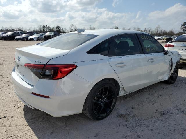2HGFE2F58NH514693 - 2022 HONDA CIVIC SPOR WHITE photo 3