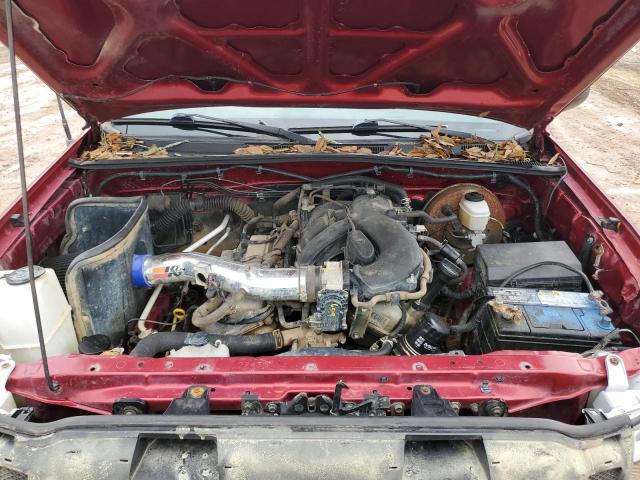 3TMLU42N96M004605 - 2006 TOYOTA TACOMA DOUBLE CAB RED photo 11