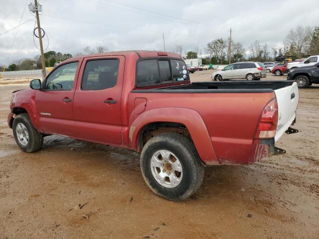 3TMLU42N96M004605 - 2006 TOYOTA TACOMA DOUBLE CAB RED photo 2