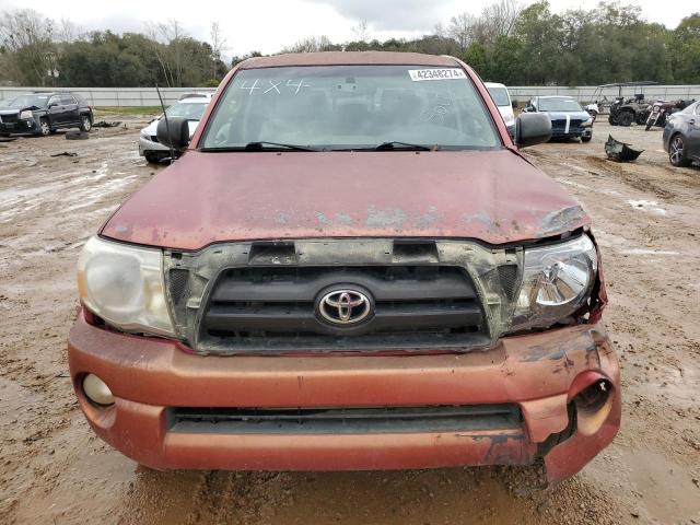 3TMLU42N96M004605 - 2006 TOYOTA TACOMA DOUBLE CAB RED photo 5