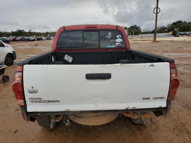 3TMLU42N96M004605 - 2006 TOYOTA TACOMA DOUBLE CAB RED photo 6