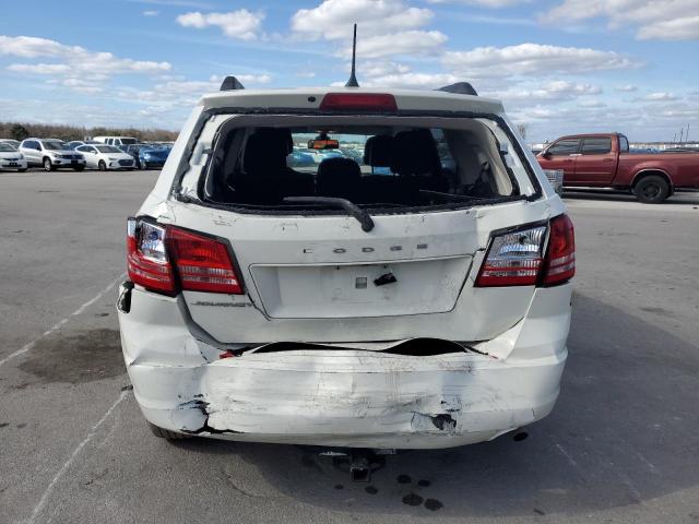 3C4PDCAB5JT448016 - 2018 DODGE JOURNEY SE WHITE photo 6