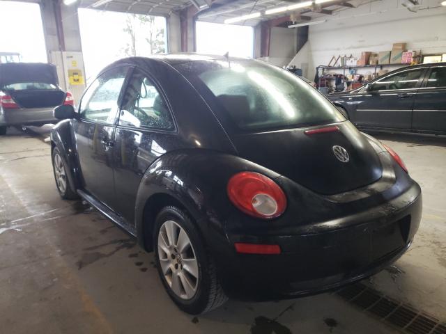 3VWPW31C69M502381 - 2009 VOLKSWAGEN NEW BEETLE S BLACK photo 3