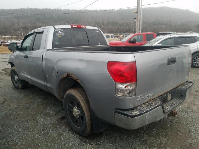 5TFBV54199X089369 - 2009 TOYOTA TUNDRA DOUBLE CAB SILVER photo 2