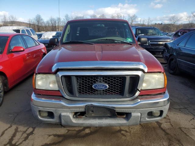 1FTZR15E65PA26902 - 2005 FORD RANGER SUPER CAB BURGUNDY photo 5