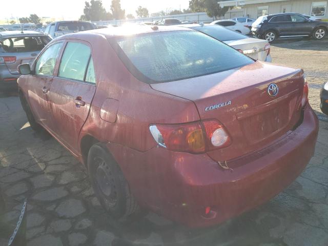 1NXBU40E79Z127975 - 2009 TOYOTA COROLLA BASE RED photo 2