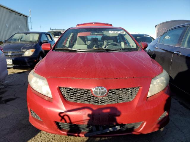 1NXBU40E79Z127975 - 2009 TOYOTA COROLLA BASE RED photo 5