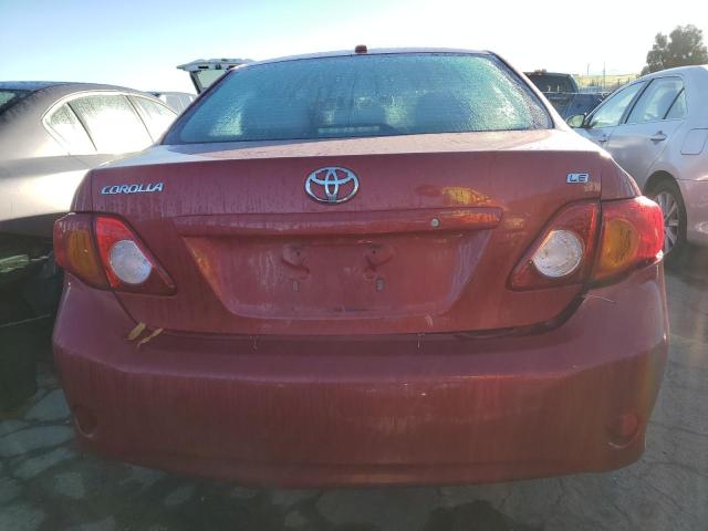 1NXBU40E79Z127975 - 2009 TOYOTA COROLLA BASE RED photo 6