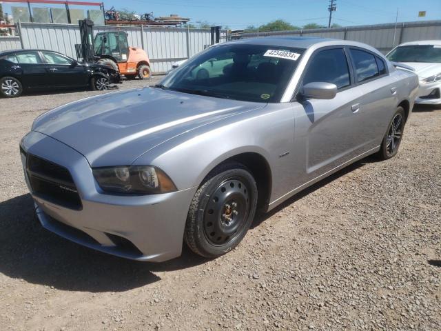 2C3CDXDTXEH230604 - 2014 DODGE CHARGER R/T SILVER photo 1