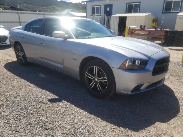 2C3CDXDTXEH230604 - 2014 DODGE CHARGER R/T SILVER photo 4
