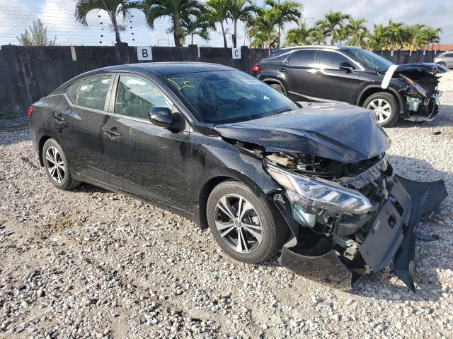 3N1AB8CV4NY204529 - 2022 NISSAN SENTRA SV BLACK photo 4