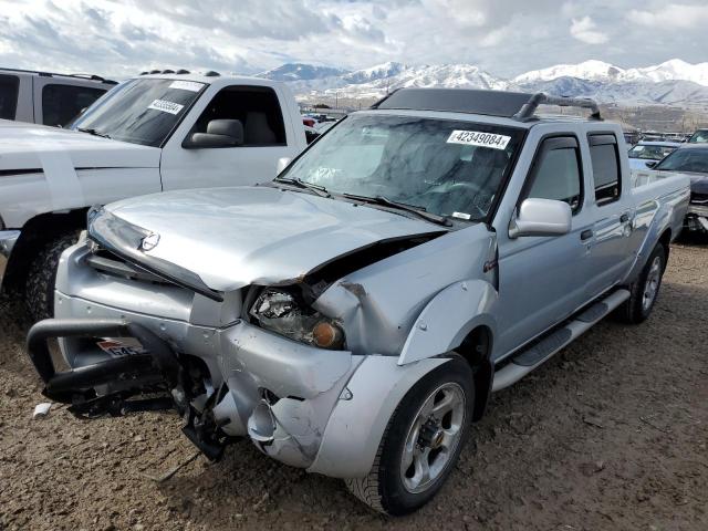 1N6MD29Y22C346947 - 2002 NISSAN FRONTIER CREW CAB SC SILVER photo 1