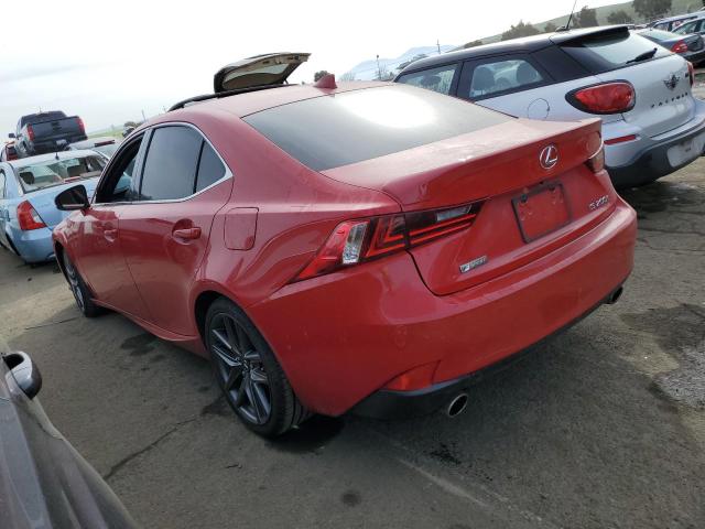 JTHBA1D2XG5016368 - 2016 LEXUS IS 200T RED photo 2