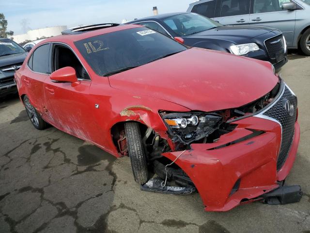 JTHBA1D2XG5016368 - 2016 LEXUS IS 200T RED photo 4