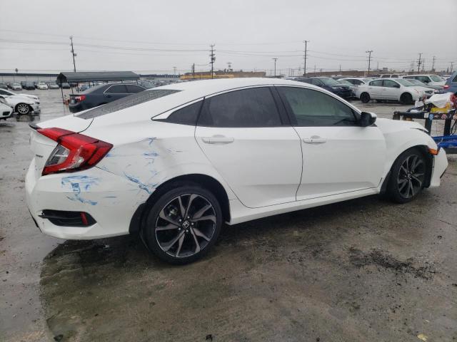 2HGFC2F8XKH606822 - 2019 HONDA CIVIC SPORT WHITE photo 3