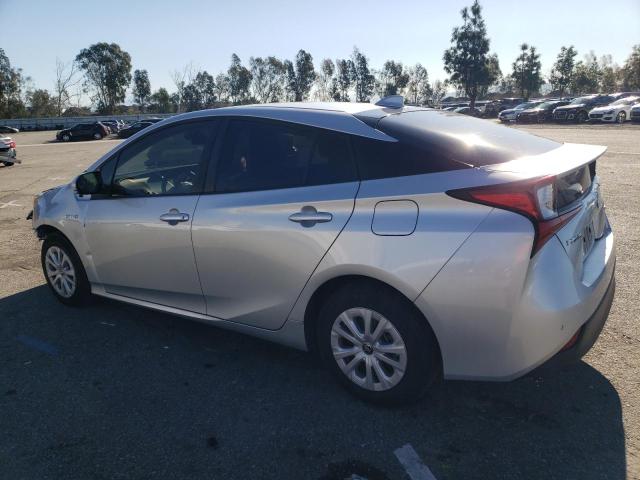 JTDKARFU6L3118562 - 2020 TOYOTA PRIUS L SILVER photo 2