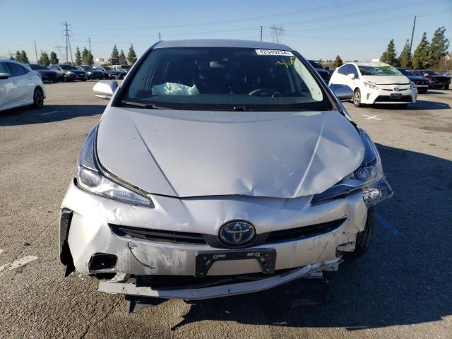 JTDKARFU6L3118562 - 2020 TOYOTA PRIUS L SILVER photo 5