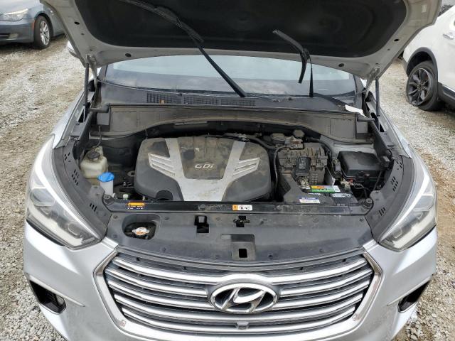 KM8SR4HF0HU168090 - 2017 HYUNDAI SANTA FE SE ULTIMATE SILVER photo 12