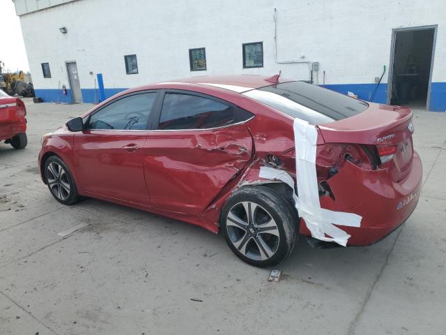 KMHDH4AH6EU162426 - 2014 HYUNDAI ELANTRA SE RED photo 2