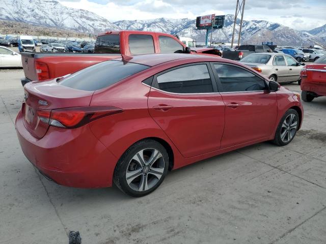 KMHDH4AH6EU162426 - 2014 HYUNDAI ELANTRA SE RED photo 3