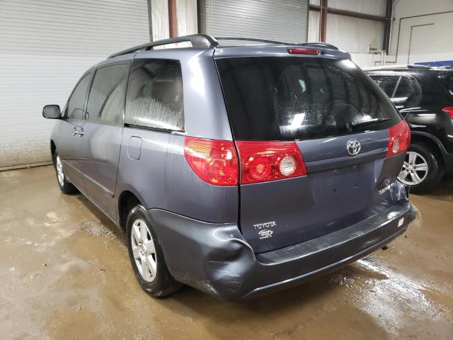 5TDZA23C46S561555 - 2006 TOYOTA SIENNA CE BLUE photo 2