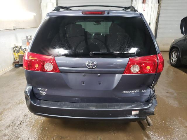 5TDZA23C46S561555 - 2006 TOYOTA SIENNA CE BLUE photo 6