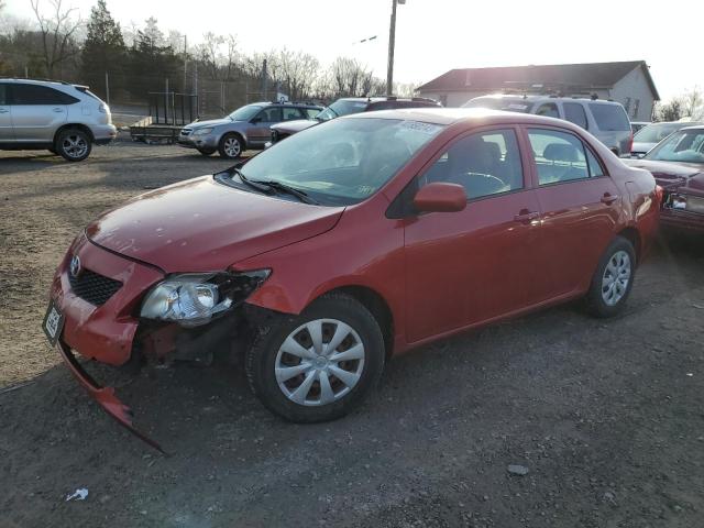 1NXBU4EE8AZ258135 - 2010 TOYOTA COROLLA BASE RED photo 1