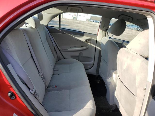 1NXBU4EE8AZ258135 - 2010 TOYOTA COROLLA BASE RED photo 10
