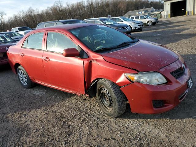 1NXBU4EE8AZ258135 - 2010 TOYOTA COROLLA BASE RED photo 4