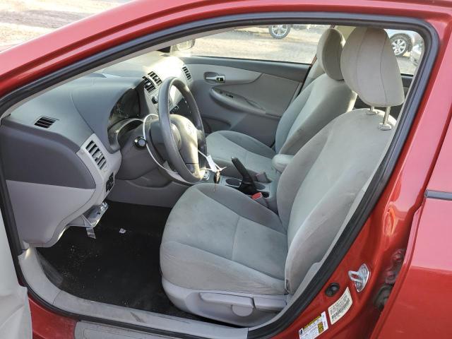 1NXBU4EE8AZ258135 - 2010 TOYOTA COROLLA BASE RED photo 7