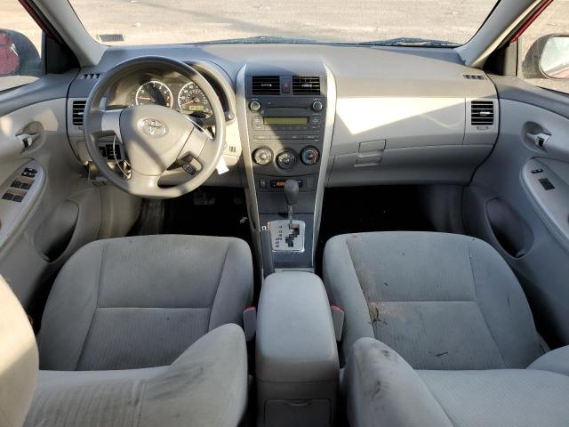 1NXBU4EE8AZ258135 - 2010 TOYOTA COROLLA BASE RED photo 8