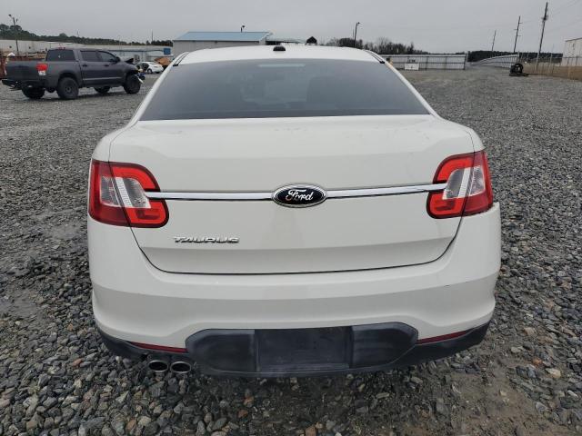 1FAHP2DW9CG125086 - 2012 FORD TAURUS SE WHITE photo 6