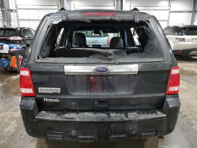 1FMCU9E7XAKC30576 - 2010 FORD ESCAPE LIMITED BLACK photo 6