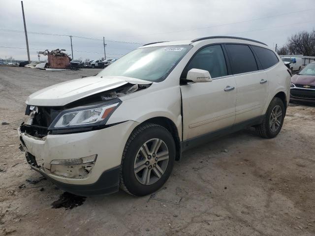 1GNKRHKD0FJ288769 - 2015 CHEVROLET TRAVERSE LT WHITE photo 1