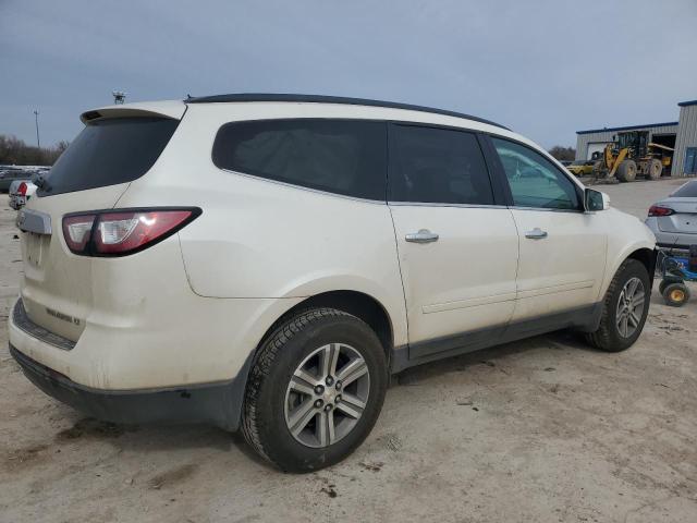 1GNKRHKD0FJ288769 - 2015 CHEVROLET TRAVERSE LT WHITE photo 3